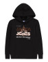 Jack & Jones Junior Μπλούζα φούτερ 'HUNT' γκρι / πορτοκαλί / μαύρο / λευκό - Pepit.gr