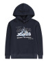 Jack & Jones Junior Μπλούζα φούτερ 'HUNT' σαμουά / ναυτικό μπλε / γαλάζιο / λευκό - Pepit.gr