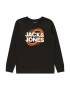 Jack & Jones Junior Μπλούζα φούτερ 'LUCA' σκούρο πορτοκαλί / μαύρο / λευκό - Pepit.gr