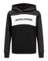 Jack & Jones Junior Μπλούζα φούτερ σκούρο γκρι / μαύρο / λευκό - Pepit.gr