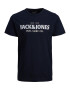 Jack & Jones Junior Μπλουζάκι 'Breezy' ναυτικό μπλε / λευκό - Pepit.gr