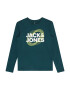 Jack & Jones Junior Μπλουζάκι 'LUCA' μήλο / σκούρο πράσινο / λευκό - Pepit.gr