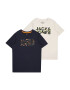 Jack & Jones Junior Μπλουζάκι 'Ramp' κρεμ / ναυτικό μπλε / κίτρινο / γκρι - Pepit.gr