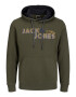 JACK & JONES Μπλούζα φούτερ 'Friday' μπλε μαρέν / χακί / πορτοκαλί / λευκό - Pepit.gr