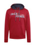 JACK & JONES Μπλούζα φούτερ 'Friday' μπλε φιμέ / χακί / σκούρο κόκκινο / λευκό - Pepit.gr