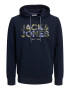 JACK & JONES Μπλούζα φούτερ 'James' ναυτικό μπλε / χακί / λαδί / ανοικτό λιλά - Pepit.gr