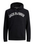 JACK & JONES Μπλούζα φούτερ μαύρο / λευκό - Pepit.gr