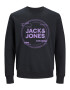 JACK & JONES Μπλούζα φούτερ 'PILOU' λιλά / μαύρο - Pepit.gr