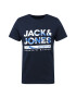 JACK & JONES Μπλουζάκι 'HUNTER' μπλε / ναυτικό μπλε / λευκό - Pepit.gr