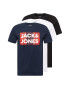 JACK & JONES Μπλουζάκι ναυτικό μπλε / κόκκινο / μαύρο / λευκό - Pepit.gr