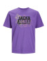 JACK & JONES Μπλουζάκι 'OMAP' κίτρινο παστέλ / σκούρο λιλά / ρόδινο / μαύρο - Pepit.gr