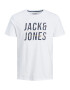 JACK & JONES Μπλουζάκι 'Xilo' μπλε μαρέν / πορτοκαλί / λευκό - Pepit.gr