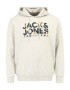 Jack & Jones Plus Μπλούζα φούτερ σκούρο μπλε / πράσινο / πορτοκαλί / λευκό μελανζέ - Pepit.gr