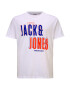 Jack & Jones Plus Μπλουζάκι 'COAST' ναυτικό μπλε / αστακί / λευκό - Pepit.gr