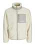 JACK & JONES Ζακέτα φλις 'Vesterbro' γκρι / λευκό / offwhite - Pepit.gr