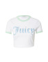 Juicy Couture White Label Μπλουζάκι τιρκουάζ / μέντα / λευκό - Pepit.gr