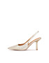 Kazar Γόβες slingback χρυσό - Pepit.gr