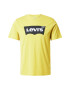 LEVI'S Μπλουζάκι 'GRAPHIC CREWNECK TEE YELLOWS/ORANGES' ανοικτό κίτρινο / μαύρο / λευκό - Pepit.gr