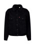 LEVI'S Φθινοπωρινό και ανοιξιάτικο μπουφάν 'EX-BF SHERPA TRUCKER BLACKS' μαύρο - Pepit.gr