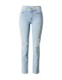 LEVI'S ® Τζιν '724 HIGH RISE STRAIGHT LIGHT INDIGO - WORN IN' μπλε ντένιμ - Pepit.gr