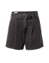 LEVI'S ® Τζιν πλισέ 'BELTED SHORT WB BLACKS' μαύρο ντένιμ - Pepit.gr