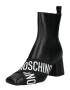 Love Moschino Ankle boots μαύρο / λευκό - Pepit.gr