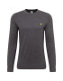 Lyle & Scott Πουλόβερ σκούρο γκρι - Pepit.gr