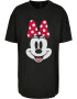 Merchcode Μπλουζάκι 'Ladies Disney 100 Minnie Smiles' σομόν / κόκκινο φωτιάς / μαύρο / λευκό - Pepit.gr