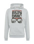 Mister Tee Μπλούζα φούτερ 'Run DMC City Glasses' γκρι μελανζέ / κόκκινο / μαύρο - Pepit.gr