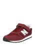 new balance Σνίκερ ανοικτό γκρι / βουργουνδί / λευκό - Pepit.gr