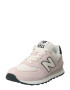 new balance Σνίκερ χαμηλό '574' ροζ παστέλ / μαύρο / φυσικό λευκό - Pepit.gr