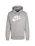 Nike Sportswear Μπλούζα φούτερ 'Club Fleece' γκρι / λευκό - Pepit.gr