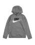 Nike Sportswear Μπλούζα φούτερ γκρι / μαύρο / λευκό - Pepit.gr