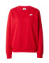 Nike Sportswear Μπλούζα φούτερ 'Club Fleece' κόκκινο / λευκό - Pepit.gr