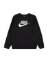 Nike Sportswear Μπλούζα φούτερ μαύρο / λευκό - Pepit.gr