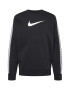 Nike Sportswear Μπλούζα φούτερ μαύρο / λευκό - Pepit.gr