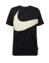 Nike Sportswear Μπλουζάκι 'Big Swoosh' μαύρο / λευκό - Pepit.gr