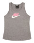 Nike Sportswear Μπλουζάκι γκρι μελανζέ / ανοικτό ροζ / λευκό - Pepit.gr