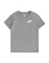 Nike Sportswear Μπλουζάκι γκρι μελανζέ / λευκό - Pepit.gr