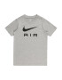 Nike Sportswear Μπλουζάκι γκρι μελανζέ / μαύρο - Pepit.gr