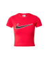 Nike Sportswear Μπλουζάκι κόκκινο φωτιάς / μαύρο / λευκό - Pepit.gr