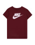 Nike Sportswear Μπλουζάκι βουργουνδί / λευκό - Pepit.gr