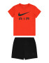 Nike Sportswear Φόρμα τρεξίματος ανοικτό κόκκινο / μαύρο - Pepit.gr