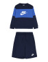 Nike Sportswear Φόρμα τρεξίματος ναυτικό μπλε / μπλε ρουά / λευκό - Pepit.gr