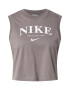 Nike Sportswear Τοπ τέφρα / λευκό - Pepit.gr