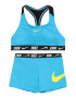 Nike Swim Αθλητικό μαγιό γαλάζιο / ανοικτό πράσινο / μαύρο / offwhite - Pepit.gr