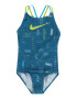 Nike Swim Αθλητικό μαγιό μπλε / καλάμι / λευκό - Pepit.gr