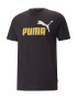 PUMA Μπλουζάκι κίτρινο / μαύρο / offwhite - Pepit.gr