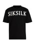 SikSilk Μπλουζάκι μαύρο / λευκό - Pepit.gr