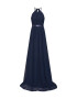 STAR NIGHT Βραδινό φόρεμα 'long dress chiffon & sequins' ναυτικό μπλε - Pepit.gr